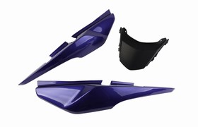 CACHA BAJO ASIENTO + UNION COLIN H. CG150 NEW TITAN AZUL (3pcs) MTC [C80326]